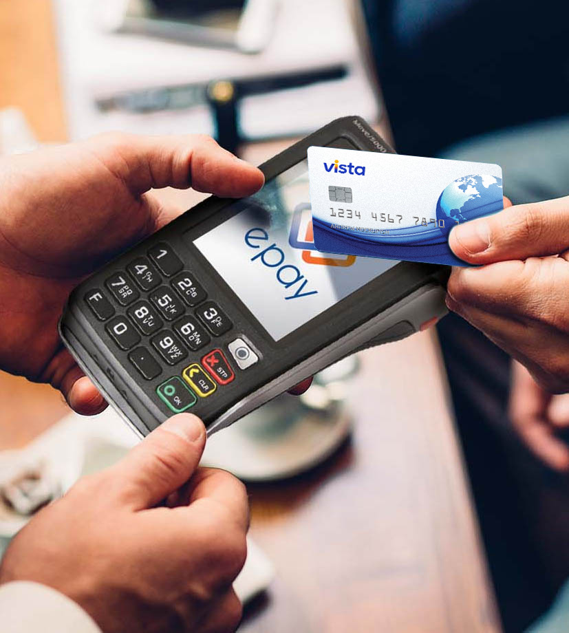 payments on POS in Vista Card